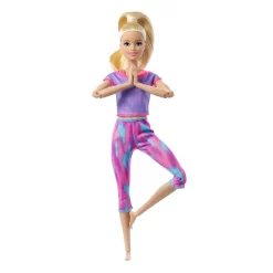 Barbie Verkaufsladen 35 Barbie Made To Move Puppe (blond) Im Lila Yoga Outfit