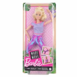 Barbie Made To Move Puppe (blond) Im Lila Yoga Outfit -Barbie Verkaufsladen ade4b0af8d0cba306267d28ab3a79999