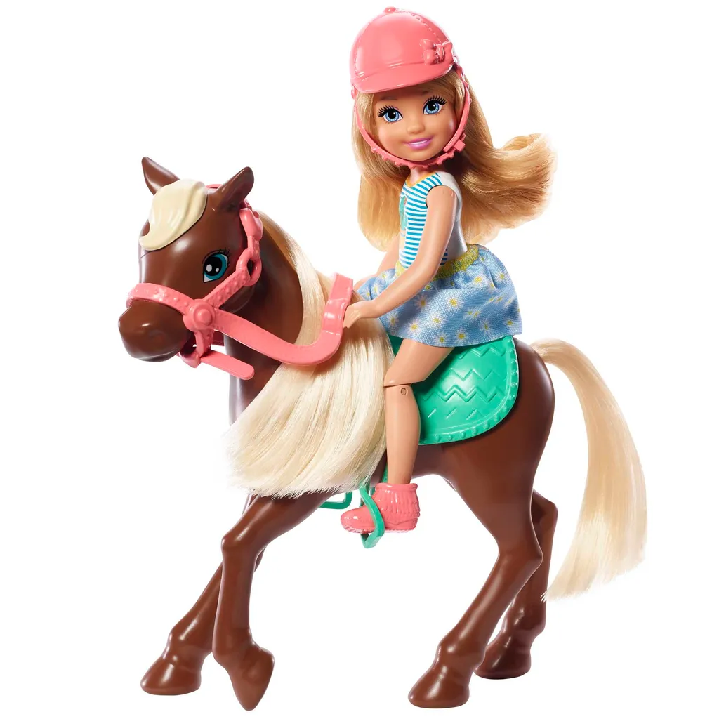 Barbie Chelsea Puppe & Pony (blond) 4 Barbie Chelsea Puppe & Pony (blond) – Bild 2
