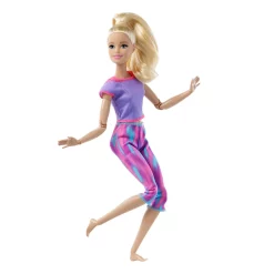 Barbie Made To Move Puppe (blond) Im Lila Yoga Outfit -Barbie Verkaufsladen b48ebc49d094824a22b13db612426a59