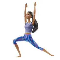 Barbie Made To Move Puppe (Afro-Style) Im Lila Yoga Outfit -Barbie Verkaufsladen b6408be091c14303e2e9ef6b4b997898