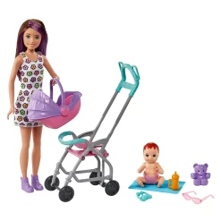 Barbie „Skipper Babysitters Inc.“-Puppe Und Kinderwagen-Spielset, Für Kinder Ab 3 Jahren