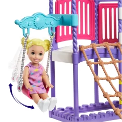Barbie Skipper Babysitter, Spielplatz-Spielset Mit Puppen Und Formbarem Sand -Barbie Verkaufsladen bcb088a14f7f4f81dddbdead56f6024e