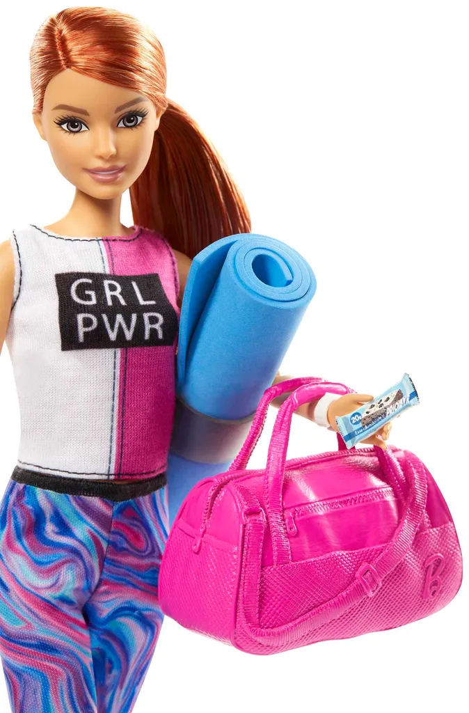 Barbie Wellness Fitness Puppe Und Spielset Mit Hündchen Und 9 Zubehörteilen 5 Barbie Wellness Fitness Puppe Und Spielset Mit Hündchen Und 9 Zubehörteilen – Bild 3