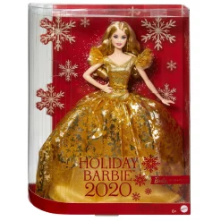 Barbie Signature 2020 Holiday Barbie-Puppe (30 Cm, Blondes Langes Haar) Im Goldenen Kleid -Barbie Verkaufsladen cc18712654d08d9058a2736f3f2feca9