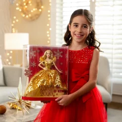 Barbie Signature 2020 Holiday Barbie-Puppe (30 Cm, Blondes Langes Haar) Im Goldenen Kleid -Barbie Verkaufsladen d1d6d8a37df2e7142aedf7cfe1711544