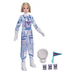 Barbie Astronautin Puppe (blond), Barbie Set Inkl. Zubehör, Anziehpuppe