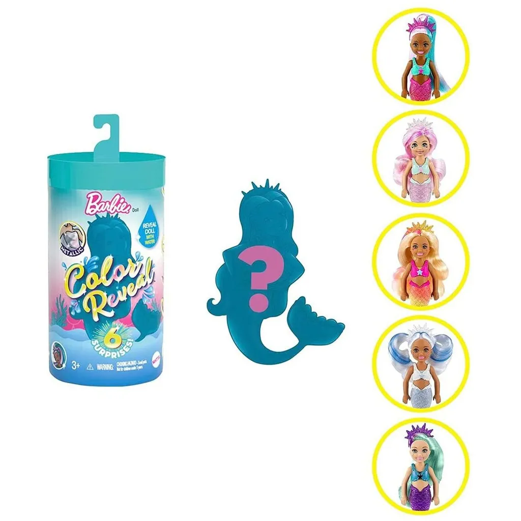 Barbie Teenager-Puppe Chelsea Color Reveal 15 Cm 5-teilig 10 Barbie Teenager-Puppe Chelsea Color Reveal 15 Cm 5-teilig – Bild 8