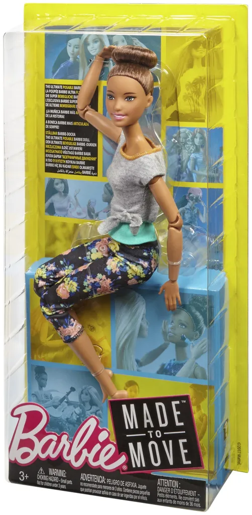 Barbie Made To Move Puppe (brünett) 4 Barbie Made To Move Puppe (brünett) – Bild 2