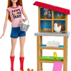 Barbie Hühnerzüchterin-Puppe Und Spielset