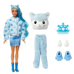 Barbie Cutie Reveal Winter Schneeflocken Puppe - Husky