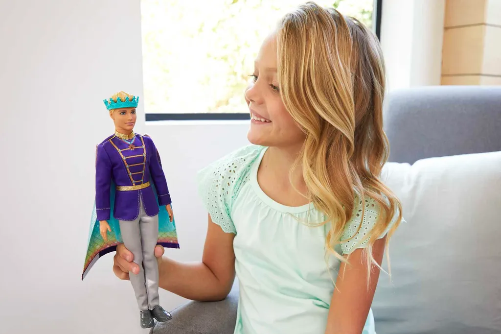 Barbie Ken Dreamtopia 2-in-1 Prinz & Meermann Puppe, Anziehpuppe 4 Barbie Ken Dreamtopia 2-in-1 Prinz & Meermann Puppe, Anziehpuppe – Bild 2