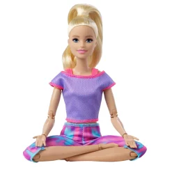 Barbie Made To Move Puppe (blond) Im Lila Yoga Outfit -Barbie Verkaufsladen eb5dd8517cd8a1377589dc3c4f98c137