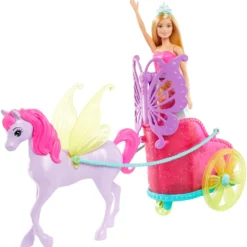 Barbie Dreamtopia Prinzessin Puppe, Pegasus Und Kutsche -Barbie Verkaufsladen f3985139f432ff4231110562030fddad