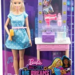 Barbie Big City Big Dreams Malibu Schminktisch Spielset Mit Puppe