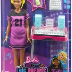 Barbie Big City Big Dreams Brooklyn Aufnahmestudio Spielset Mit Puppe