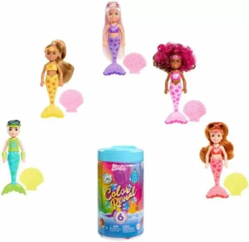 Barbie Color Reveal Rainbow Mermaids Chelsea Puppe 1 St. Sortiert 5 Barbie Color Reveal Rainbow Mermaids Chelsea Puppe 1 St. Sortiert -Barbie Verkaufsladen 57137380 1 2 194735007325 H 600x600
