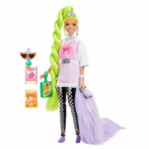 Barbie Extra Puppe Neon Green Hair 1 Barbie Extra Puppe Neon Green Hair -Barbie Verkaufsladen 57137665 1 2 194735024445 H 600x600