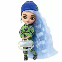 Barbie Extra Mini Puppe Icy Blue Hair