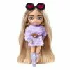 Barbie Extra Mini Puppe Blonde Pigtails Purple Hoodie -Barbie Verkaufsladen 57137789 1 2 194735055401 H 600x600