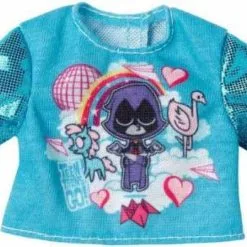 Barbie Teen Titans Go! Raven Blue Fashion Pack T-Shirt